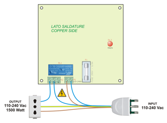 Wiring diagram of TCP2 Cyclic Timer